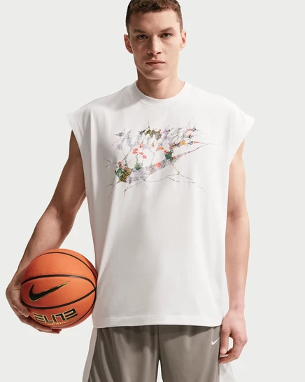 Мужской топ Nike Dri-FIT для баскетбола, оранжевый