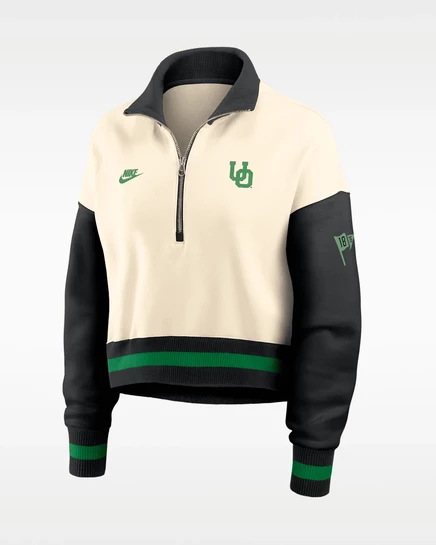 Женский свитшот Nike Oregon Legacy, зелено-бежевый