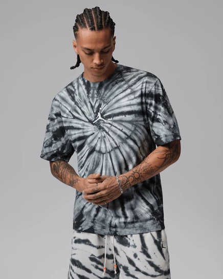 Мужская футболка Jordan Brooklyn Tie-Dye, слоновая кость