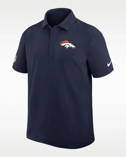 Мужское поло Nike Denver Broncos Dri-FIT, темно-синее