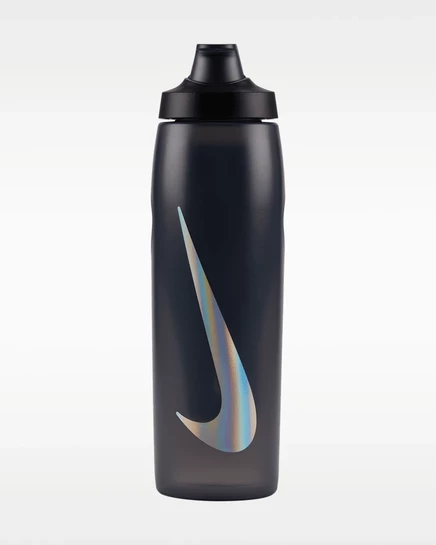 Бутылка Nike Refuel 946 мл, антрацит/черный/серебристый