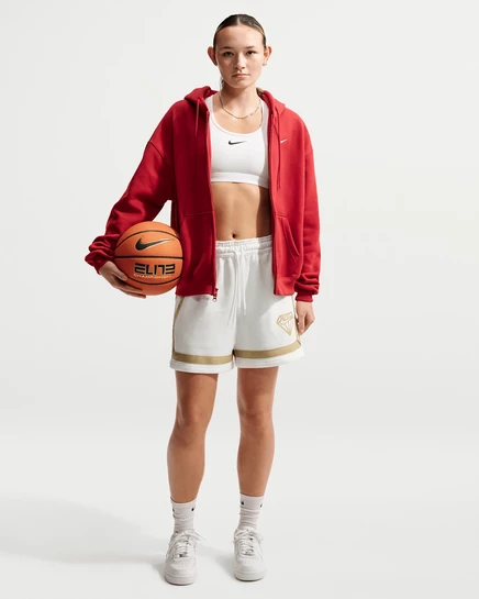 Женские шорты Nike Crossover 13 см, кремово-золотые