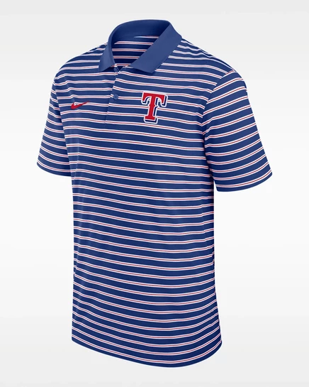 Мужское поло Nike Texas Rangers Victory, сине-белое