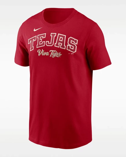Мужская футболка Nike Texas Rangers City Connect, красная