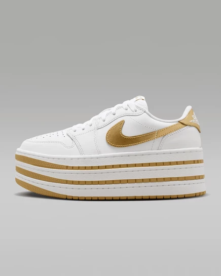 Air Jordan 1 Triple Stack SE Women's Shoes white/metallic gold/white