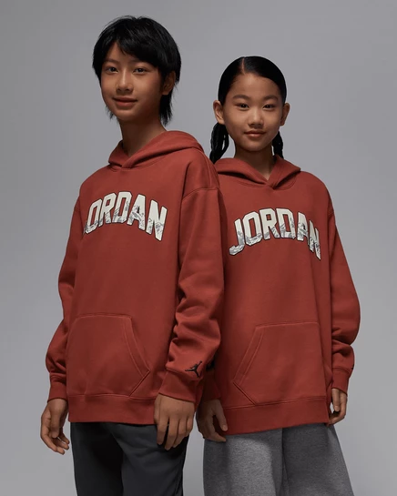 Мальчиковая худи Jordan Gift Giving Mountain, красная