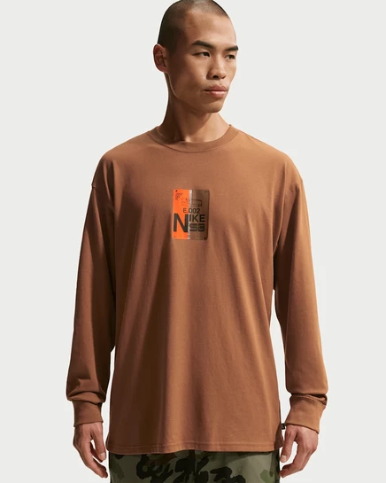Унисекс лонгслив Nike SB Loose Skate, светло‑бежевый
