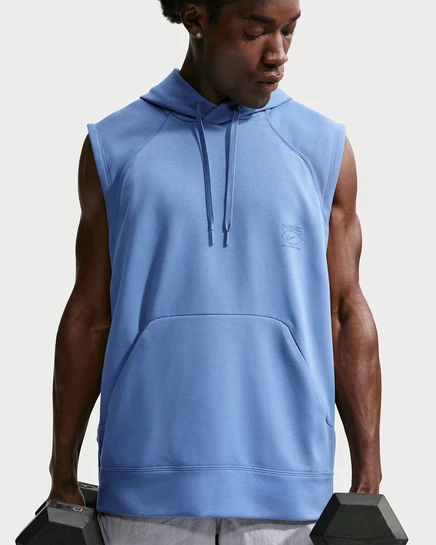 Мужское худи Nike N.A.C. без рукавов, цвета индиго