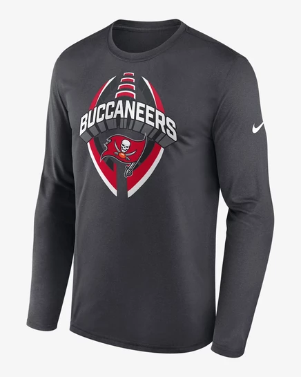 Мужская футболка Nike Buccaneers Legend Icon, антрацитовая