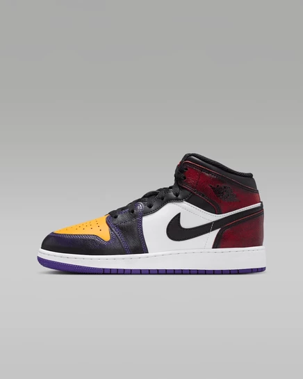 Детские кроссовки Jordan Air Jordan 1 Mid SE, многоцветные