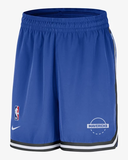 Мужские шорты Nike Mavericks 6″ Dri-FIT, синие/черные/белые