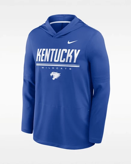 Мужской лонгслив-худи Nike Kentucky, сине-белый