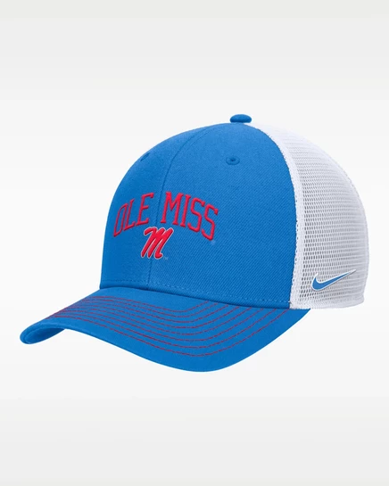 Кепка Nike Ole Miss Rise, синяя