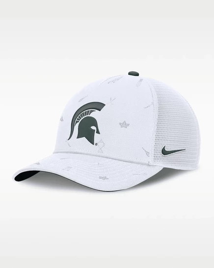 Мужская тракер-кепка Nike Michigan State Country Club, белая