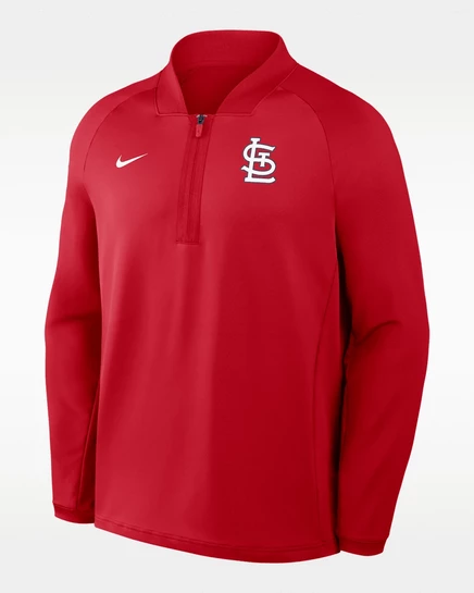 Мужская толстовка Nike Cardinals Dri-FIT 1/2-zip, красная