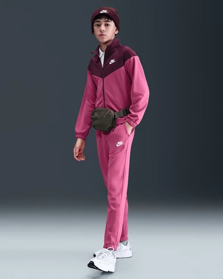 Детский костюм Nike Dri-FIT, свекольный/бордовый/белый