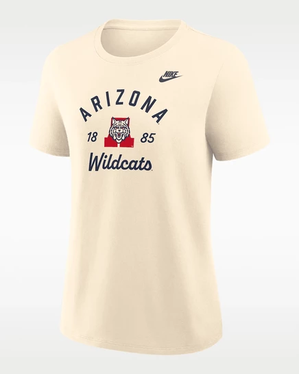 Женская футболка Nike Arizona Legacy Team Name, натуральная
