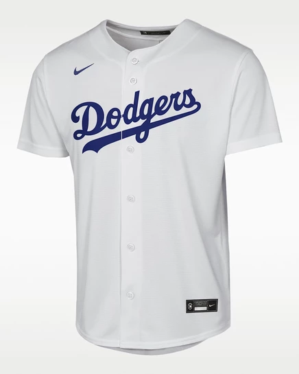 Детская майка Nike Mookie Betts Los Angeles Dodgers, белая
