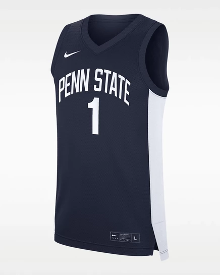 Мужская баскетбольная майка Nike Penn State Nittany Lions, темно-синяя