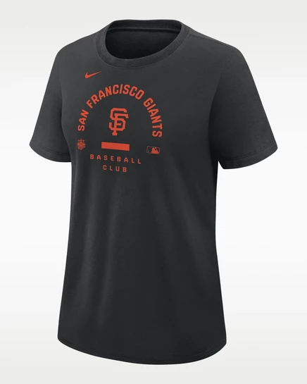 Женская футболка Nike San Francisco Giants Authentic, чёрная