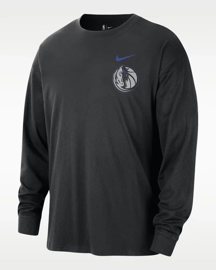 Мужская футболка Nike Dallas Mavericks Essential City, чёрная