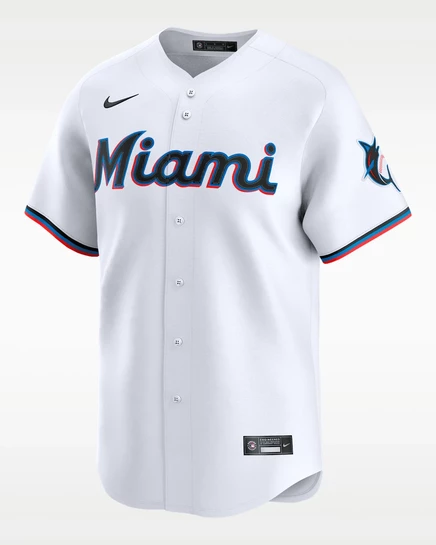 Мужская джерси Nike Sandy Alcántara Miami Marlins, белая
