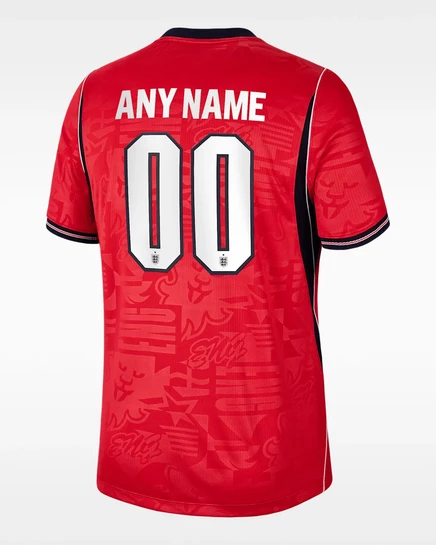 Мужская домашняя футболка Nike England 2026 Dri-FIT, красная