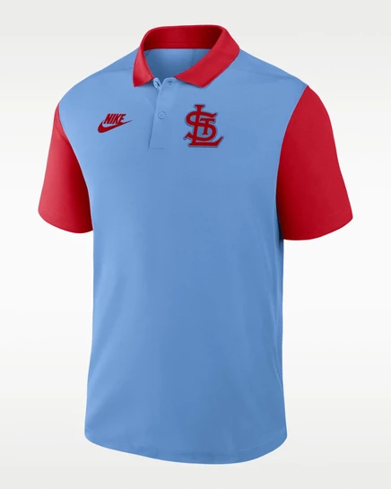 Мужское поло Nike Cooperstown Victory Dri-FIT, красное