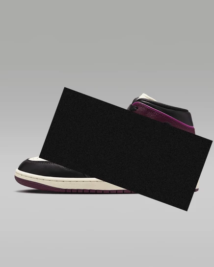 Женские кроссовки Jordan 1 Mid SE, белый/розовый/бордовый/черный