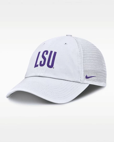 Мужская кепка тракер Nike LSU Primetime Campus Club, белая