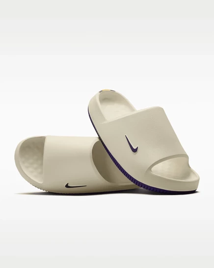 Мужские шлепанцы Nike Calm Vikings, кремовые/золотые