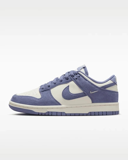Женские кроссовки Nike Dunk Low Suede, слоновая кость