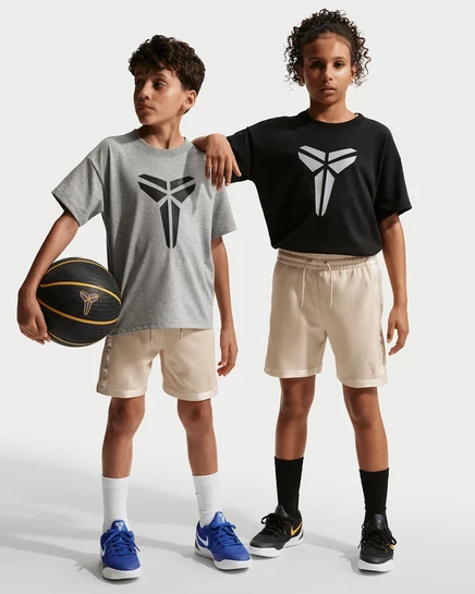 Детские баскетбольные шорты Nike Kobe Mamba, песочные
