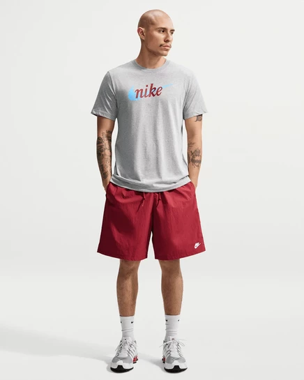 Мужские шорты Nike Sportswear Club, красные/белые