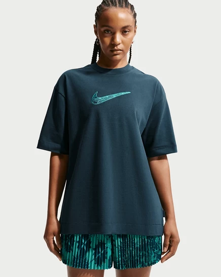 Женская футболка Nike Naomi Osaka, темно-синяя