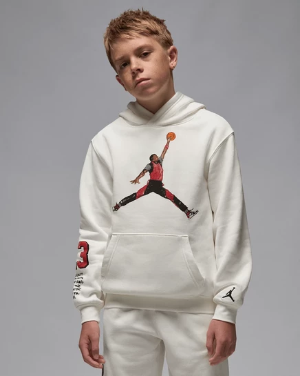 Детское худи Jordan Sketch, слоновая кость