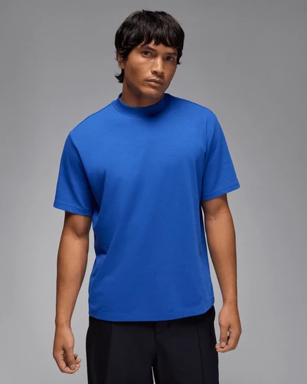 Мужская гольф-футболка Jordan Dri-FIT стойка, сине-черная