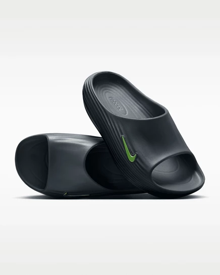 Мужские сланцы Nike ReactX Rejuven8, серо-черные