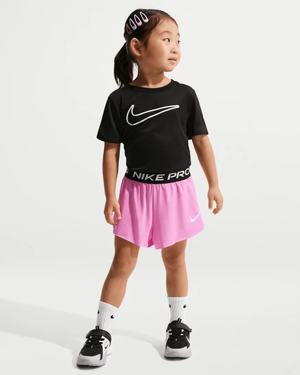 Детские шорты Nike Pro Dri-FIT 2-в-1, фиолетовые