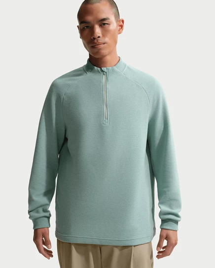 Мужская гольф-кофта Nike Therma-FIT Par 1/2, серо/черная
