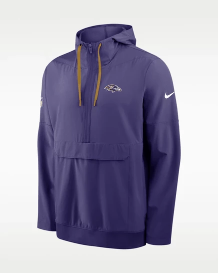 Мужская куртка-анорак Nike Baltimore Ravens, фиолетовая