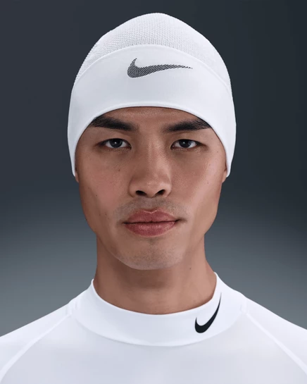 Мужская шапочка Nike Dri-FIT, бело-черная