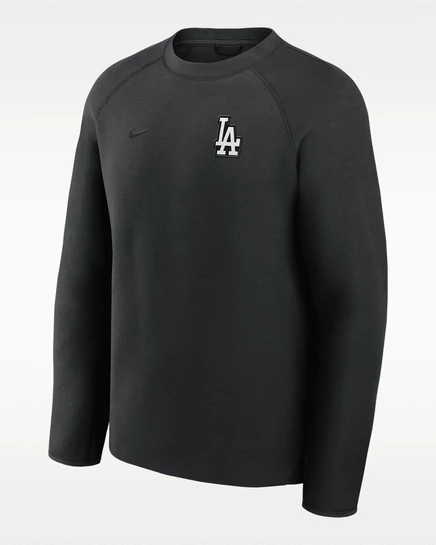 Мужской пуловер Nike Los Angeles Dodgers Tech Fleece, черный