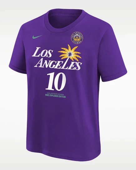 Унисекс футболка Nike Napheesa Collier Minnesota Lynx, фиолетовая
