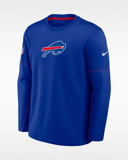 Мужской лонгслив Nike Buffalo Bills Therma-FIT, синий
