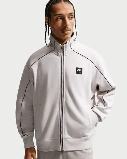 Мужская олимпийка Nike Air из флиса, светло-бежевая