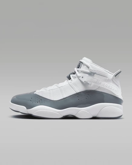 Мужские кроссовки Jordan 6 Rings, белые/серые