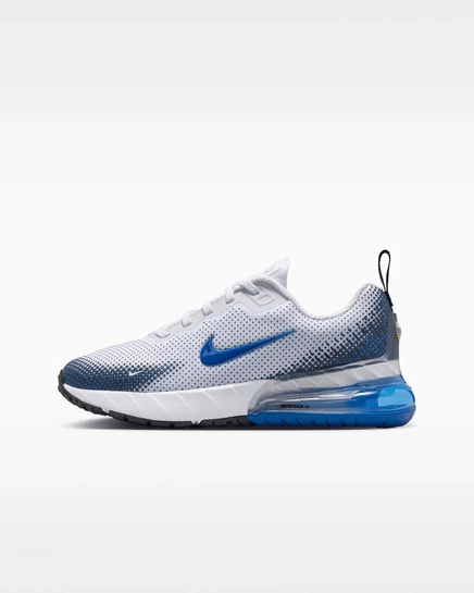 Унисекс кроссовки Nike Air Max Phoenix для малышей, белые/обсидиан/кибер/королевский синий