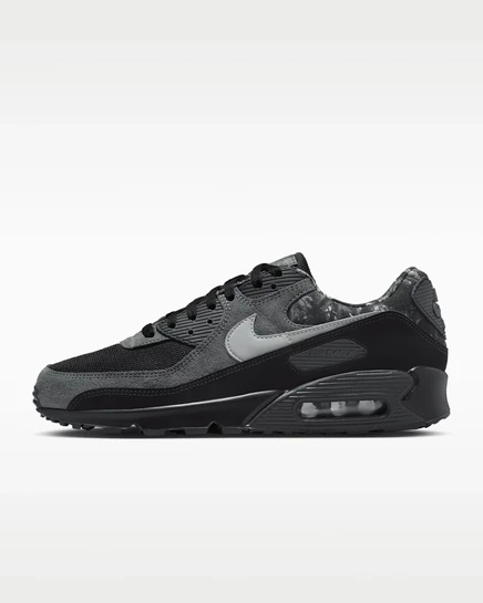 Мужские кроссовки Nike Air Max 90 Premium, черно-серые