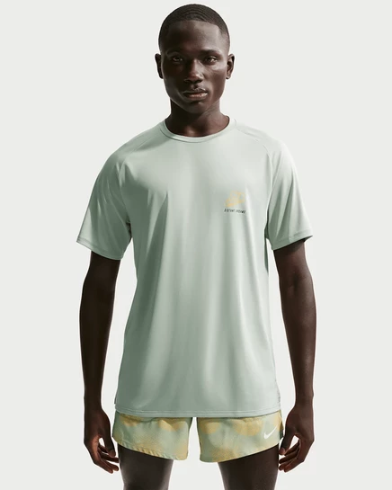 Мужская беговая футболка Nike Stride Dri-FIT ADV, бирюзовая